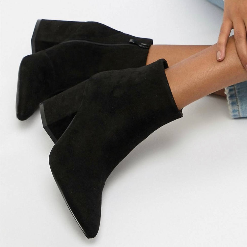 ASOS black ankle boots size 11 US or 9 UK